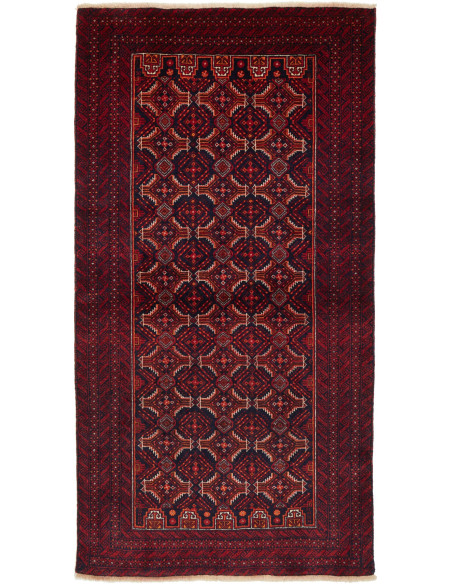 Baluch 108x208 Cm Baluch Persia Hand-spun Wool Cotton