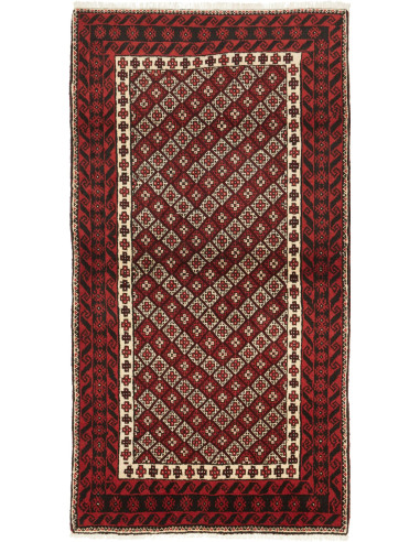 Baluch 98x188 Cm Baluch, Persia, Hand-carded Wool, Cotton,