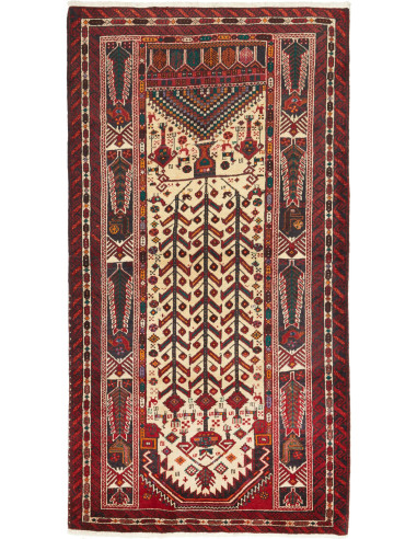 Baluch 108x205 Cm Baluch, Persia, Lana Cardata A Mano