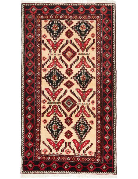 Baluch 110x200 Cm Baluch, Persia, Hand-carded Wool (warp: