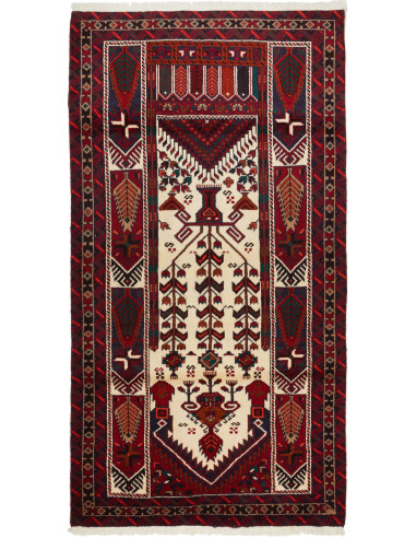Baluch 101x191 Cm Baluch, Persia, Lana Cardata A Mano