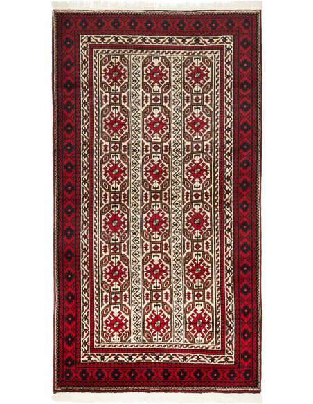 Baluch 98x185 Cm Baluch, Persia, Hand-carded Wool (warp: