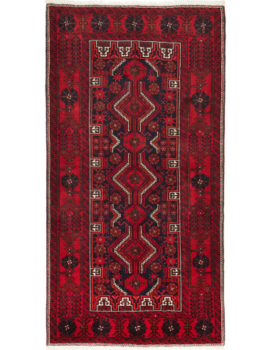 Baluch 106x205 Cm Baluch Persia Hand-carded Wool Cotton