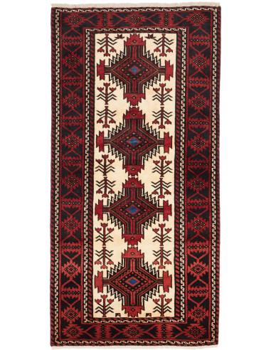 Baluch 96x199 Cm Baluch, Persia, Lana Cardata A Mano