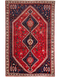 Shiraz 164x252 Cm Shiraz, Persia, Hand-carded Wool (cotton
