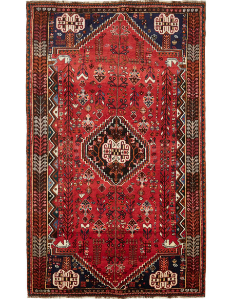 Shiraz 160x267 Cm Shiraz Persia Hand-carded Wool Cotton