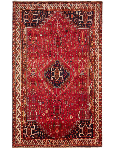 Shiraz 172x280 Cm Shiraz, Persia, Lana Cardata A Mano