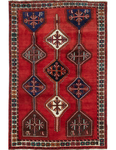 Shiraz 165x252 Cm Shiraz, Persia, Lana Cardata A Mano