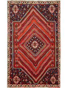 Shiraz 172x285 Cm Shiraz Persia Lana Cardata A Mano Cotone