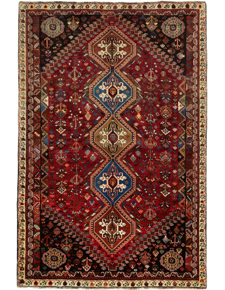 Shiraz 173x259 Cm Shiraz, Persia, Hand-carded Wool (warp
