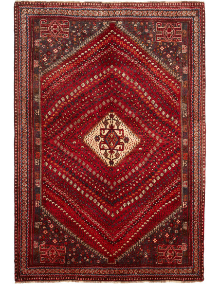 Shiraz 170x249 Cm Shiraz, Persia, Hand-carded Wool (cotton