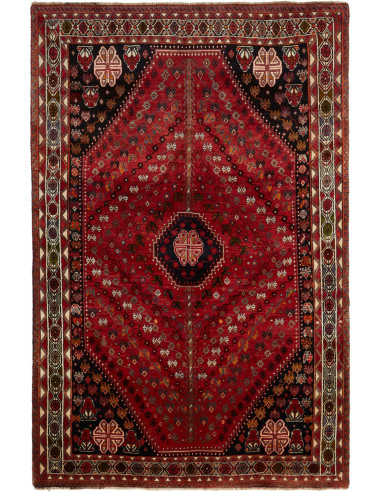 Shiraz 162x250 Cm Shiraz, Persia, Hand-carded Wool, Cotton,