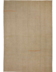 Kilim 200x295 Cm Kilim Persiano Tessitura Piana Lana Beige