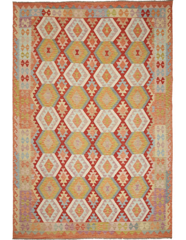 Kilim 197x293 Cm Kilim Afghanistan Hand-carded Wool (warp: