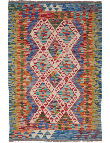 Kilim 103x147 Cm Kilim Afghanistan Hand-carded Wool Cotton