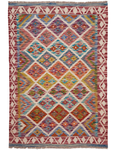 Kilim 103x149 Cm Kilim, Afghanistan, Hand-carded Wool (warp: