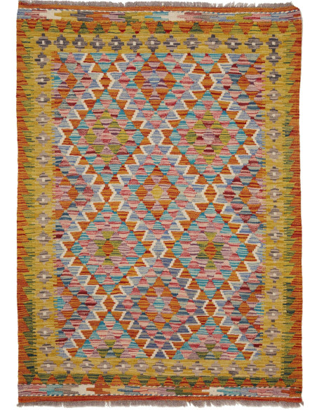 Kilim 107x148 Cm Kilim, Afghanistan, Hand-carded Wool,
