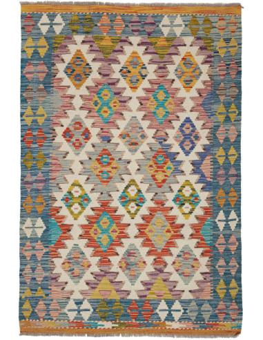 Kilim 105x159 Cm Kilim Afghanistan Lana Cardata A Mano