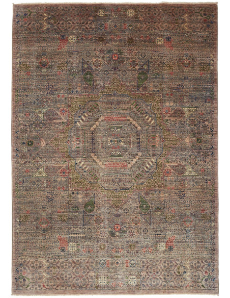 Mamlouk 170x237 Cm Mamlouk, Pakistan, Lana Cardata A Mano
