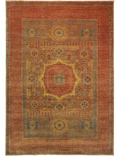 Rug Mamlouk Pakistan 211x300 Terracotta Red Yel