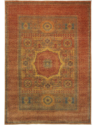 Rug Mamlouk Pakistan 211x300 Terracotta Red Yel