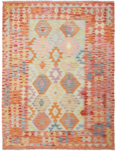 Kilim 148x192 Cm Kilim Afghanistan Hand-carded Wool (warp: