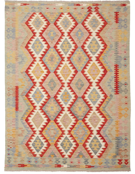 Kilim 150x201 Cm Kilim, Afghanistan, Lana Cardata A Mano