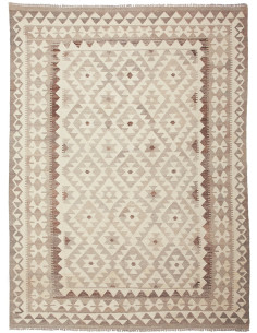 Kilim 154x210 Cm Kilim, Afghanistan, Hand-carded Wool (warp: