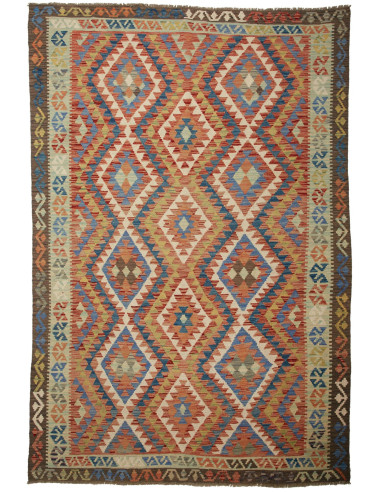 Kilim 175x258 Cm Kilim, Afghanistan, Hand-carded Wool (warp: