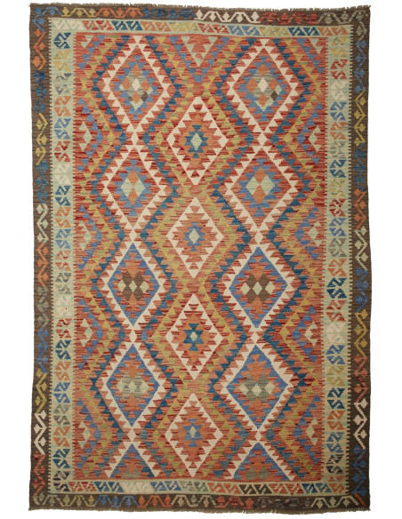 Kilim 175x258 Cm Kilim, Afghanistan, Hand-carded Wool (warp:
