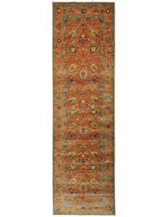 Rug Shahi Fine Pakistan 80x279 Burnt Orange Aqu