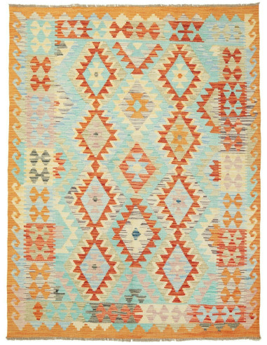 Kilim 147x195 Cm Kilim Afghanistan, Lana Cardata A Mano