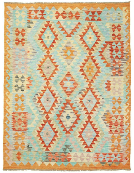 Kilim 147x195 Cm Kilim Afghanistan, Lana Cardata A Mano
