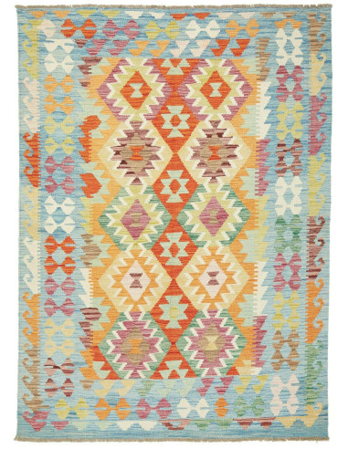 Kilim 147x206 Cm Kilim Afghanistan Lana Cardata A Mano