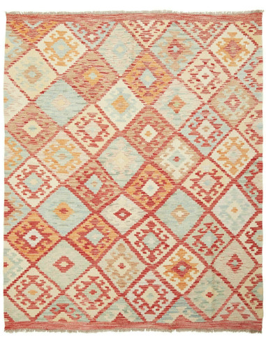Kilim 160x194 Cm Kilim Afghanistan Lana Cardata A Mano