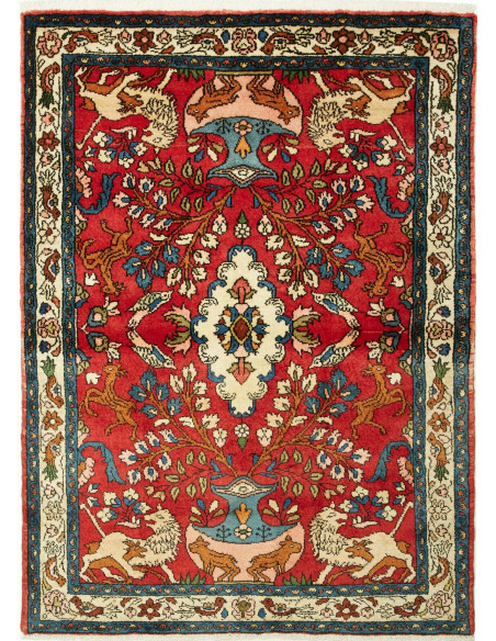 110x154 Cm Tappeto Orientale Annodato A Mano