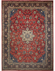 Sarough 277x380 Cm Sarough Persia Lana Cardata A Mano