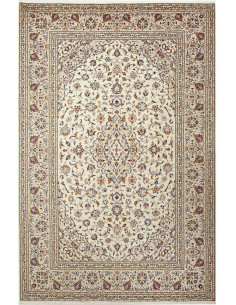Kashan 202x305 Cm Kashan, Persia, Lana Cardata A Mano,
