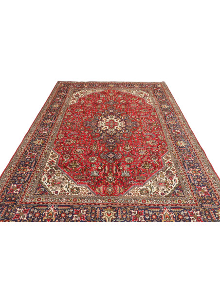 Tabriz 198x293 Cm Tabriz Persia Lana Cardata A Mano Cotone