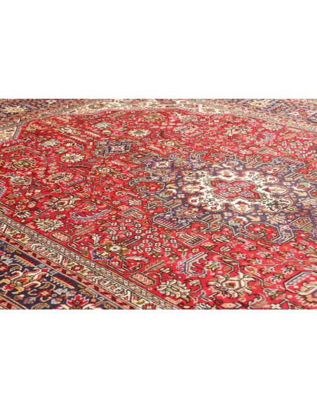Tabriz 198x293 Cm Tabriz Persia Lana Cardata A Mano Cotone