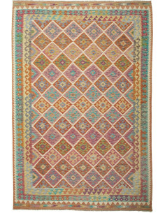 Kilim 200x298 Cm Kilim, Afghanistan, Hand-carded Wool (warp: