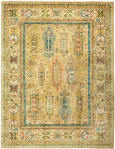 Rug Tribal Pakistan 254x332 Golden Beige Teal