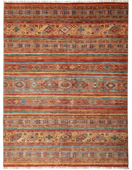 Tappeto Samarkand Pakistan 210x280 Rosso Terrac