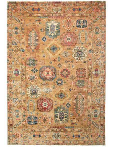 Rug Tribal Pakistan 167x243 Gold Ochre