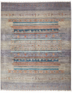 Tappeto Siva Pakistan 244x303 Grigio Lavanda