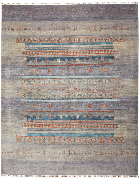 Tappeto Siva Pakistan 244x303 Grigio Lavanda