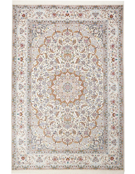 Nain 9la 206x303 Cm Nain 9la, Persia, Hand-carded Wool And