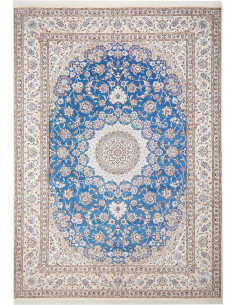 Nain 9la 253x359 Cm Nain 9la Persia Hand-carded Wool And