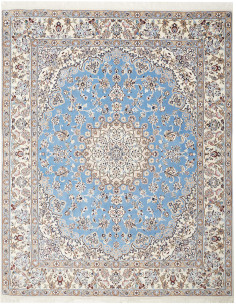 Nain 9la 197x245 Cm Nain 9la, Persia, Hand-spun Wool And