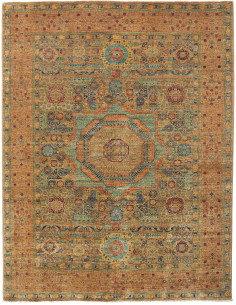 Tappeto Mamlouk Pakistan 148x201 Bronzo Dorato